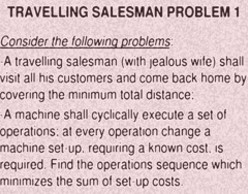 Travelling salesman