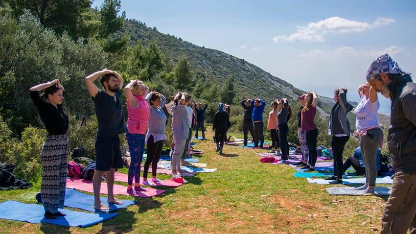 Πεζοπορία & Yoga στον Υμηττό