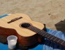 Jamming night on the beach