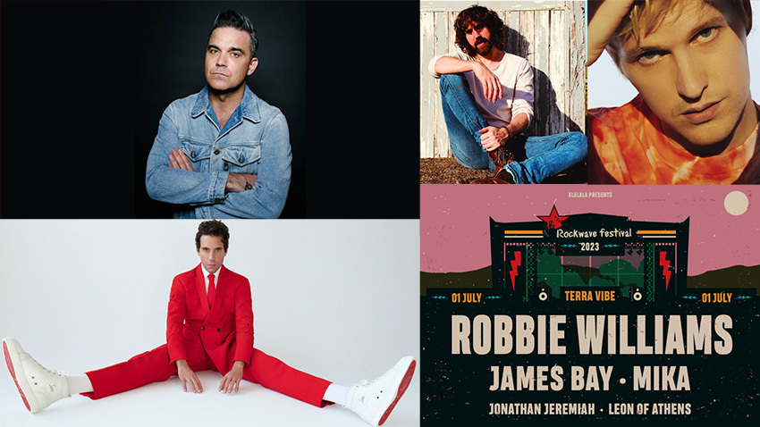 ROCKWAVE 2023 | Robbie Williams + James Bay + Mika + J. Jeremiah + Leon of Athens