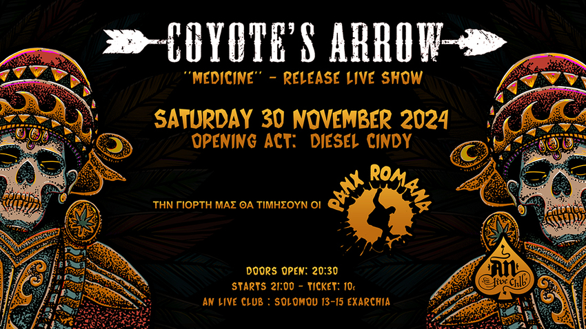 Coyote’s Arrow | «MEDICINE» Release live show