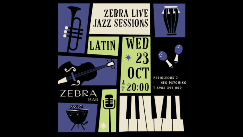 Zebra live jazz sessions vol.3 | Latin premiere!