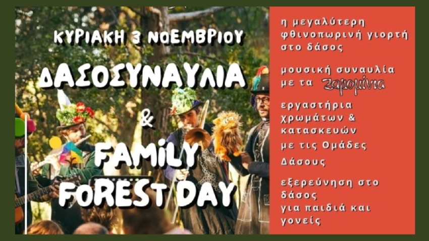 Δασοσυναλία & Family Forest Day από τις Ομάδες Δάσους